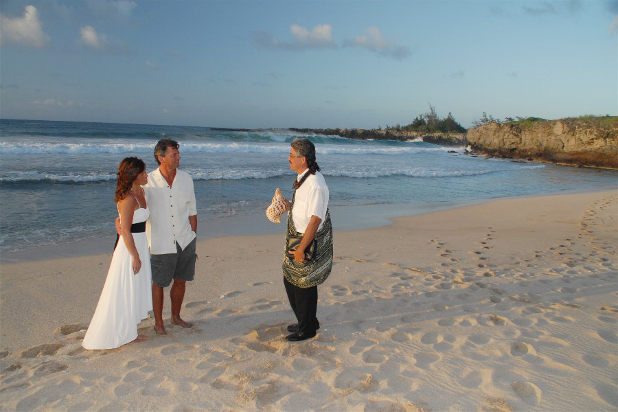 IRONWOOD BEACH Kapalua West Maui SIMPLE MAUI WEDDING Wedding Minister